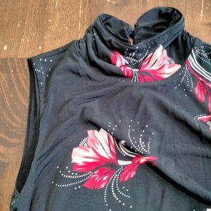 Bodycon Pencil White House Black Market Mock neck Dress size 2